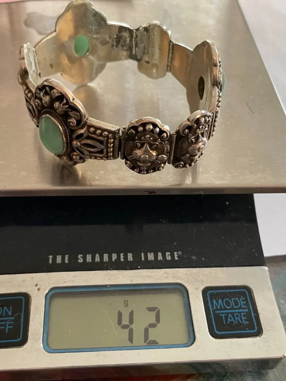 Vintage Sterling Silver Edwardian Bracelet 7